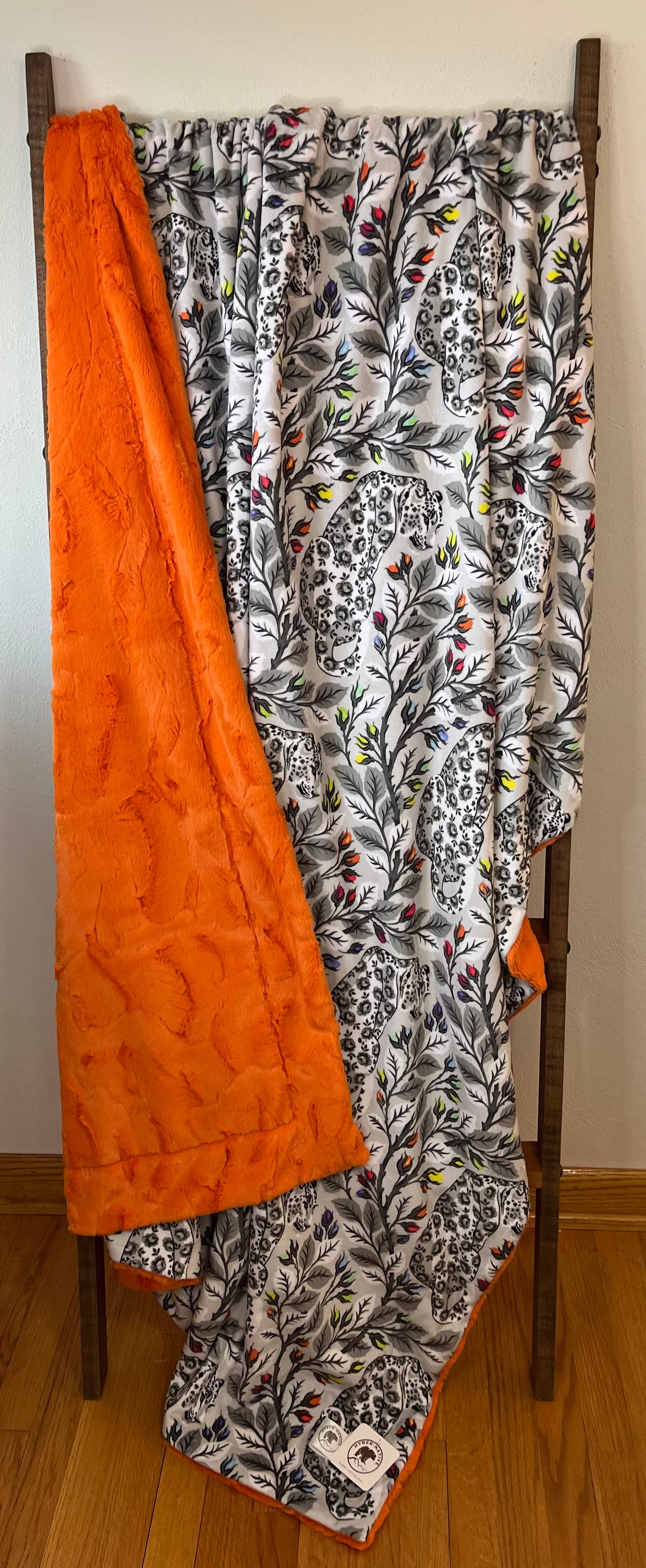 Beauty Mark/Tangerine Hide Summit Throw