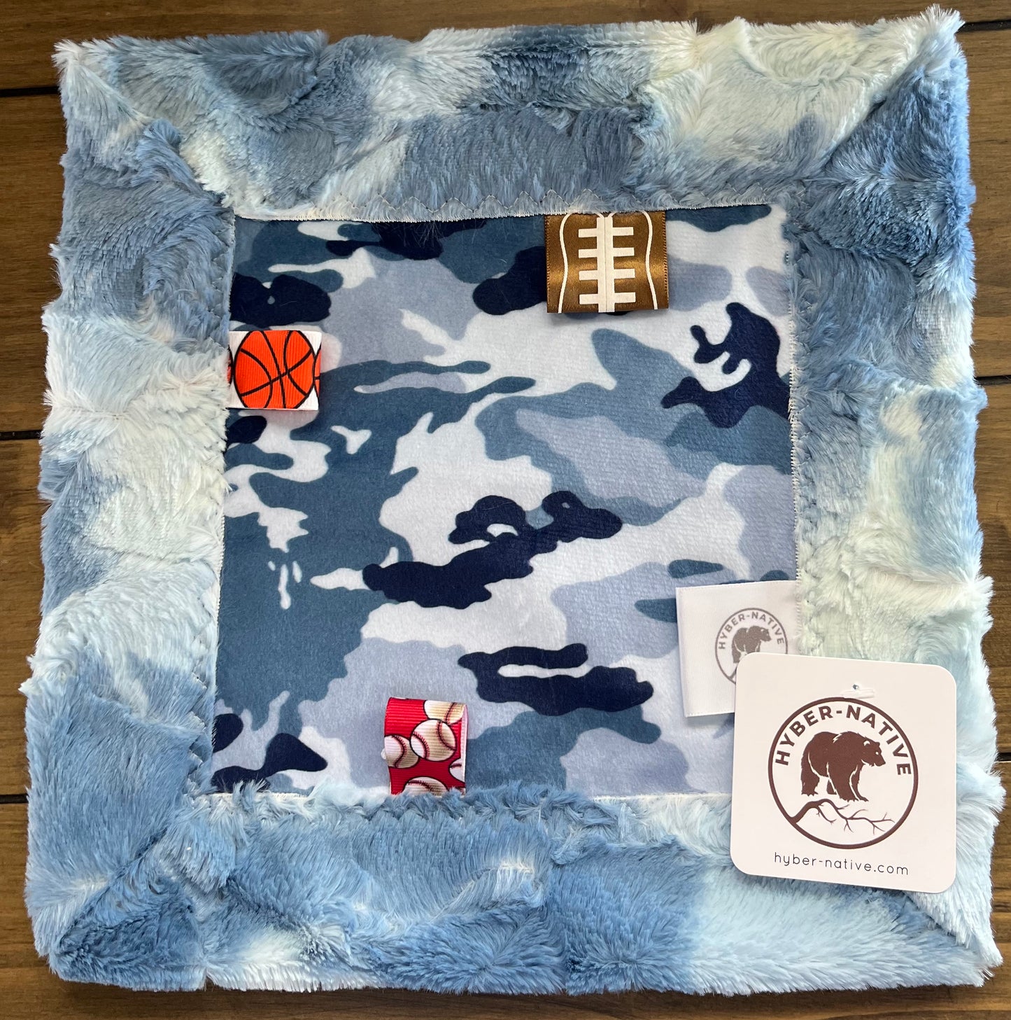 Blue Camo II Fidget