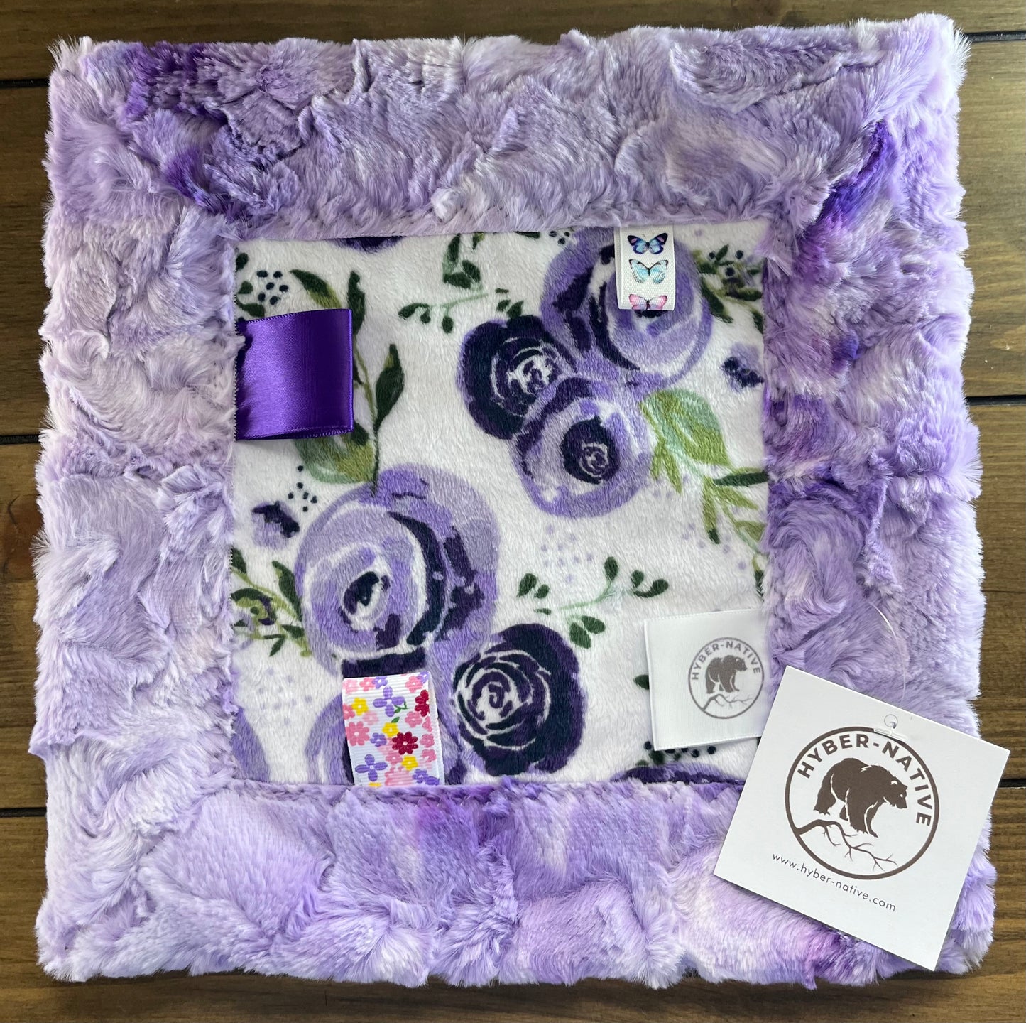 Eggplant Roses Fidget