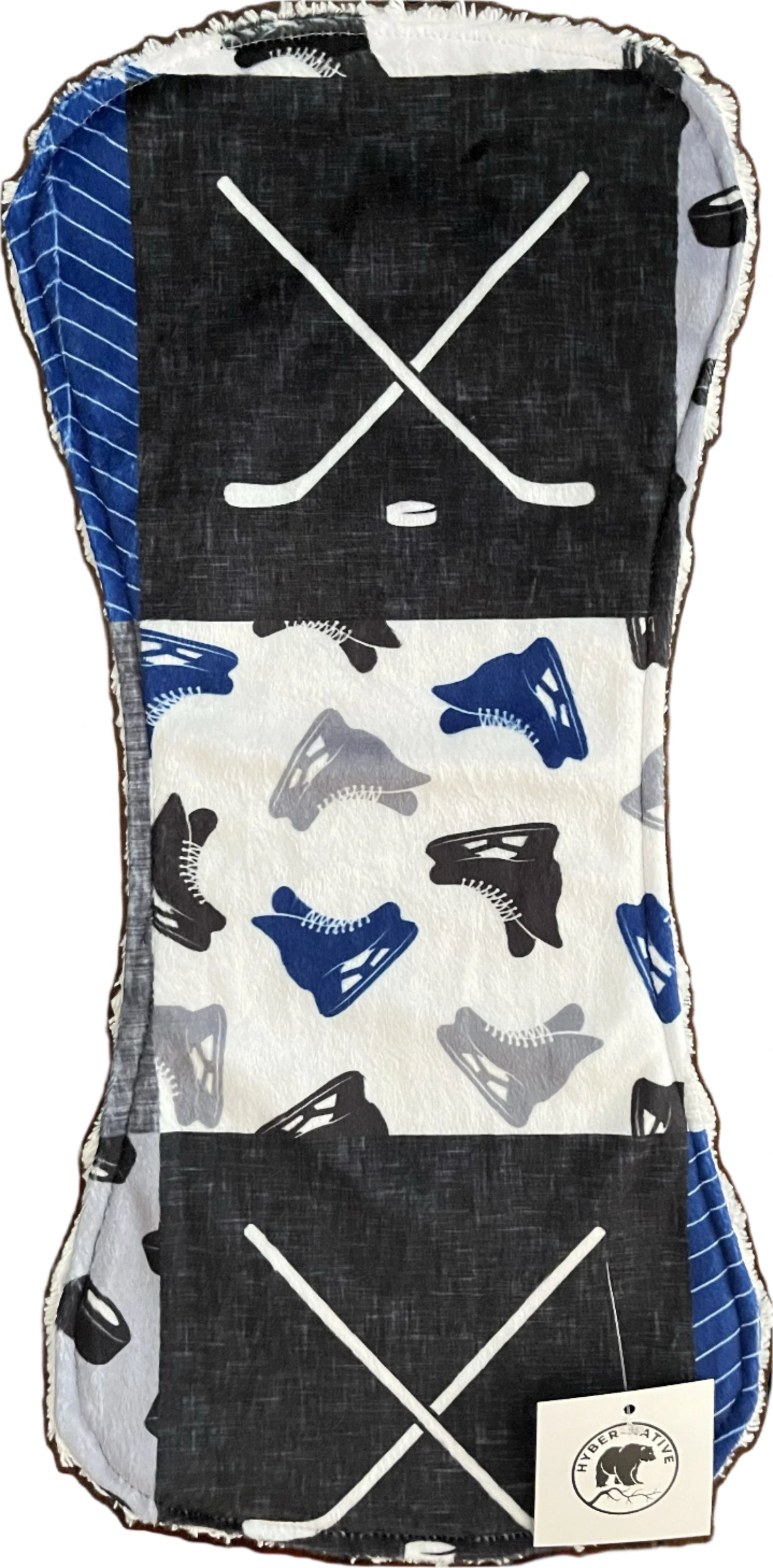 Hyber-Native Hockey Burp Cloth