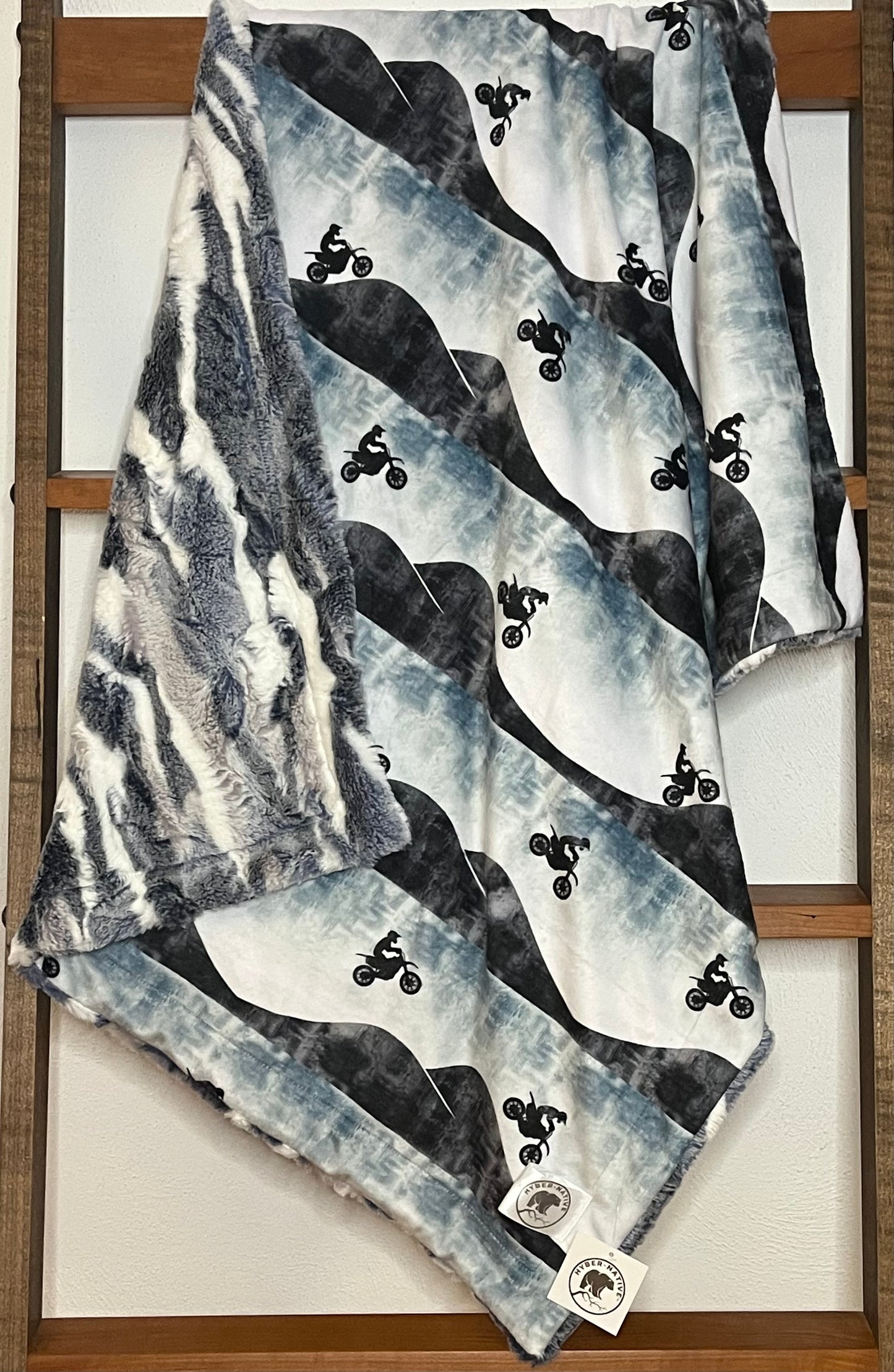 Hyber-Native Blue Moto/Navy Himalayan Cub Cuddle