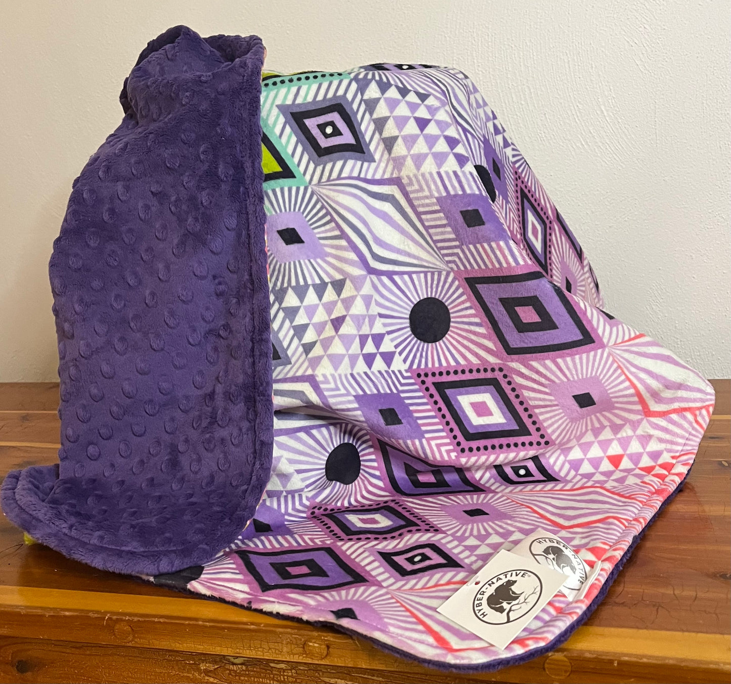 Hyber-Native Tula Pink Disco Lucy Receiving Blanket
