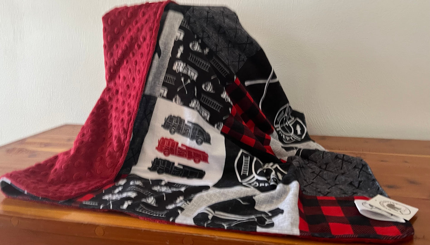 Hyber-Native Firefighter Receiving Blanket