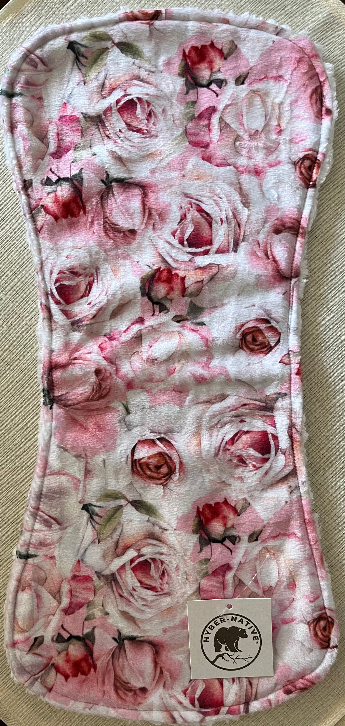 Hyber-Native Rosey Burp Cloth