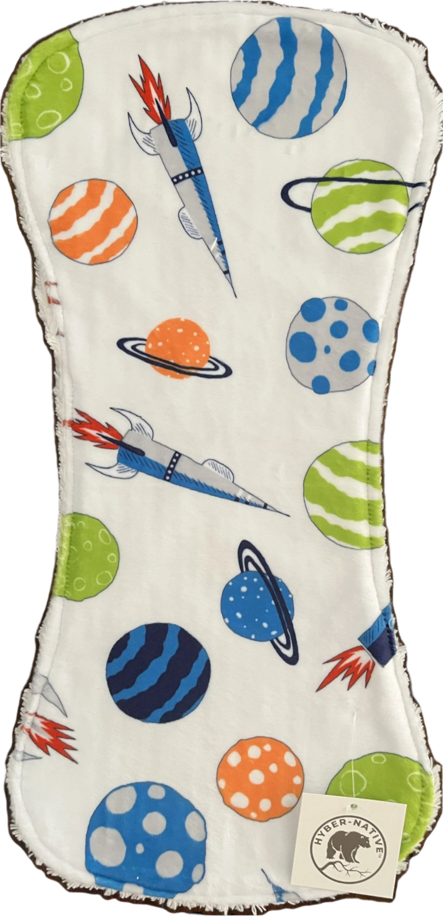 Hyber-Native Spaced Out Burp Cloth