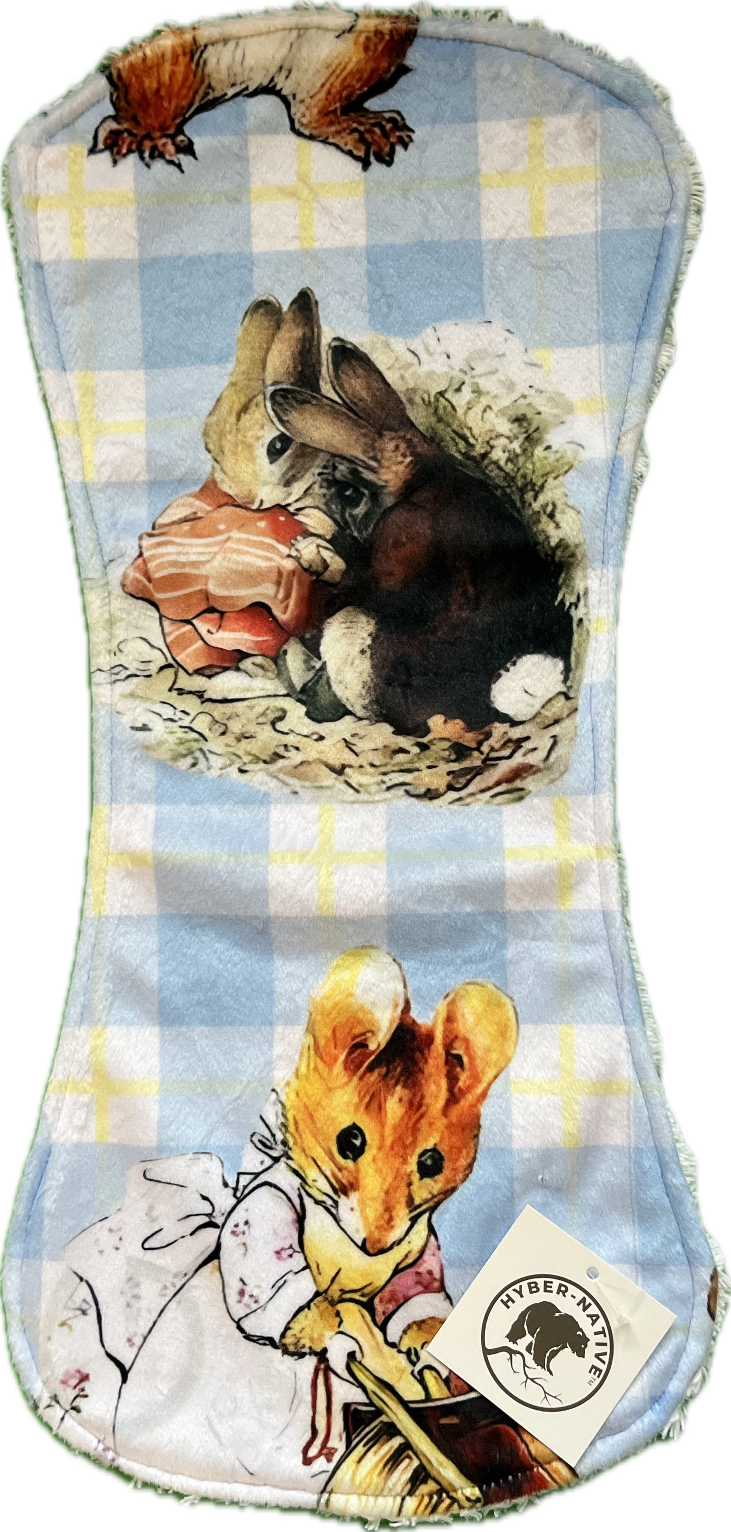 Hyber-Native Vintage Rabbit Burp Cloth