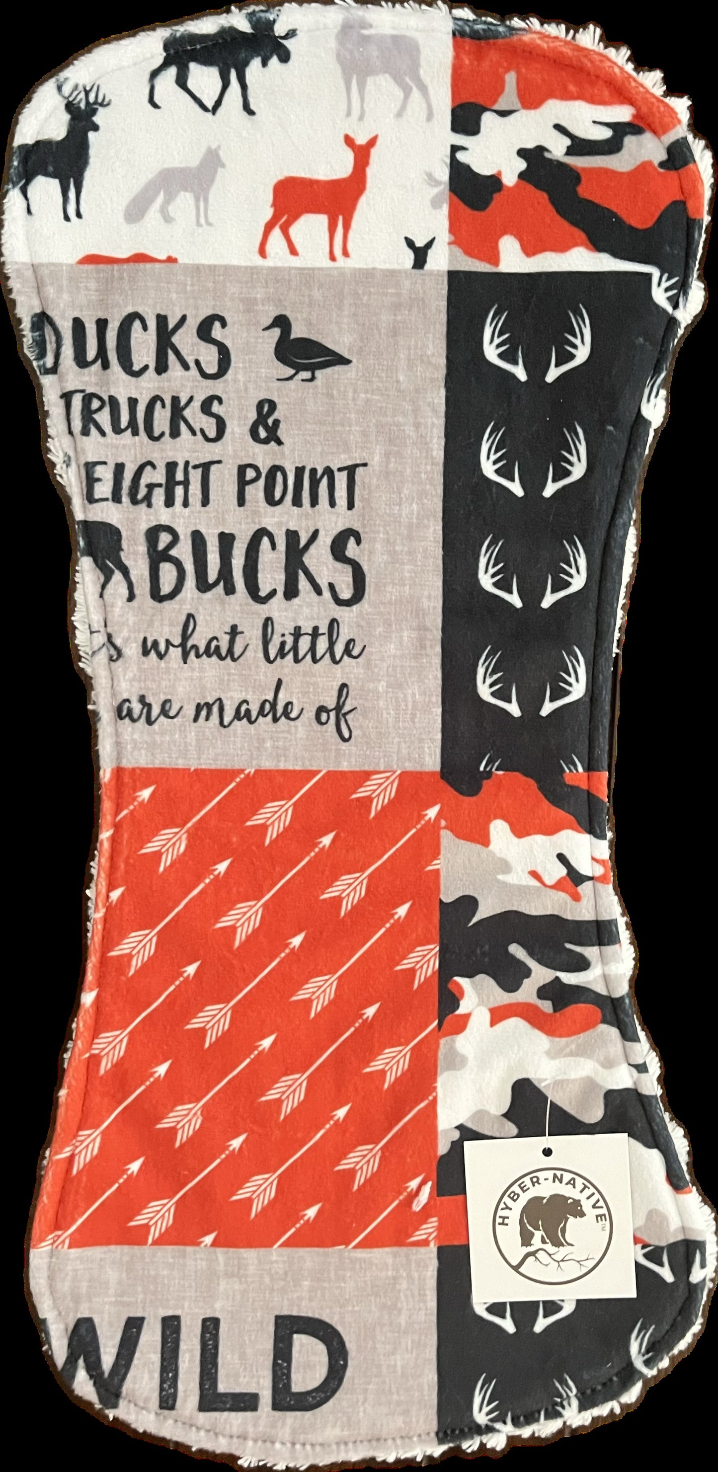 Hyber-Native Wild & Free Burp Cloth