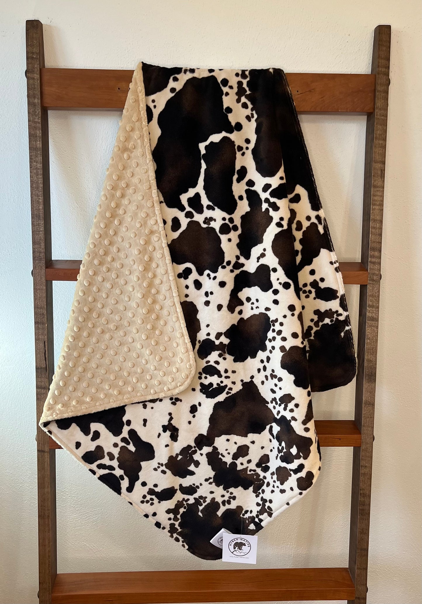 Mustang Brown Receiving Blanket