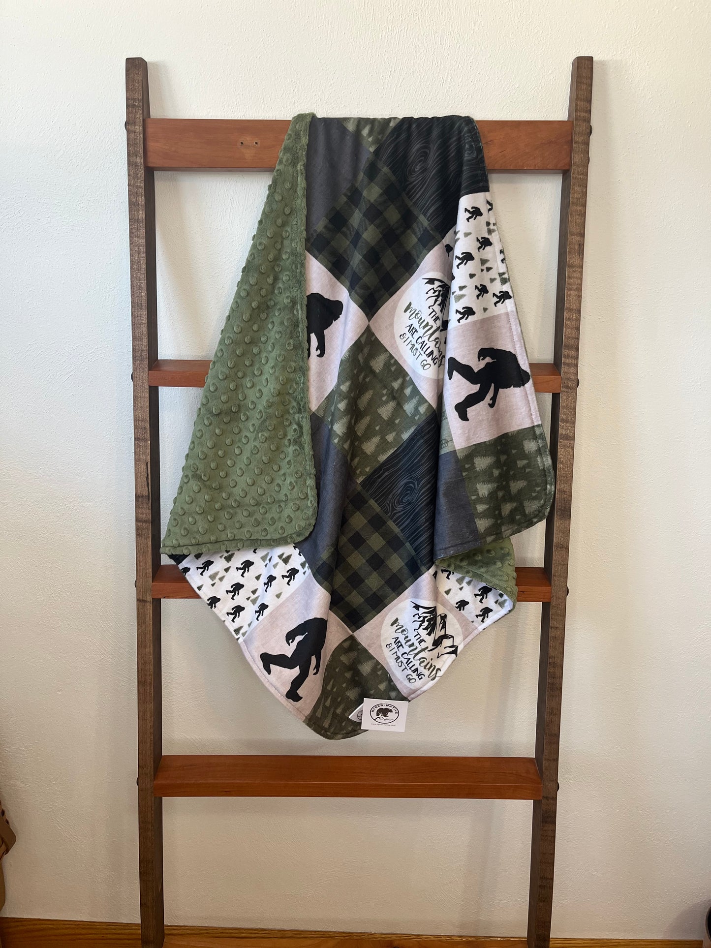 Squatch Receiving Blanket