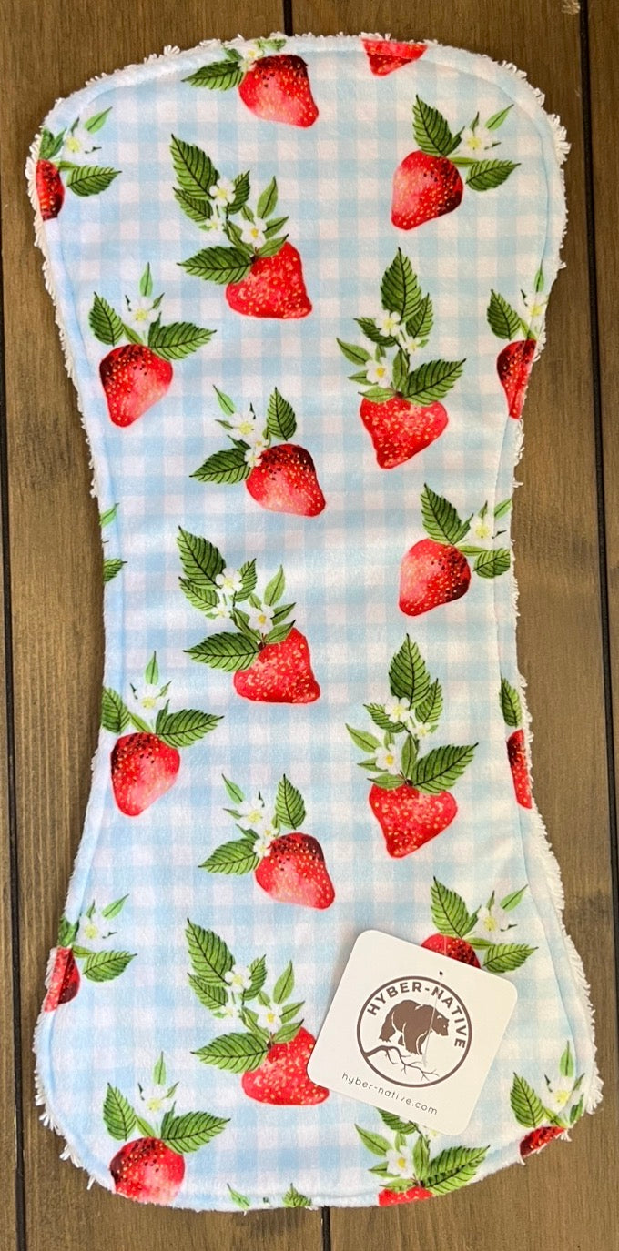 Strawberries Burp Cloth