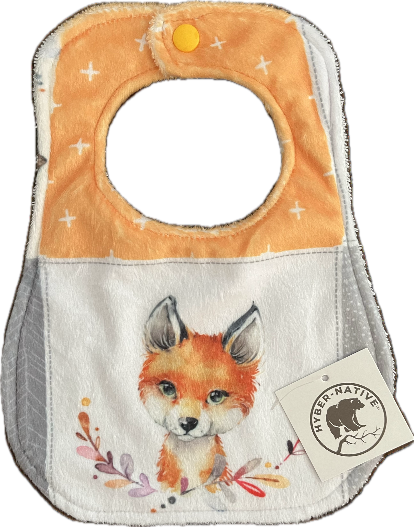 Forest Tracks Baby Fox Bib