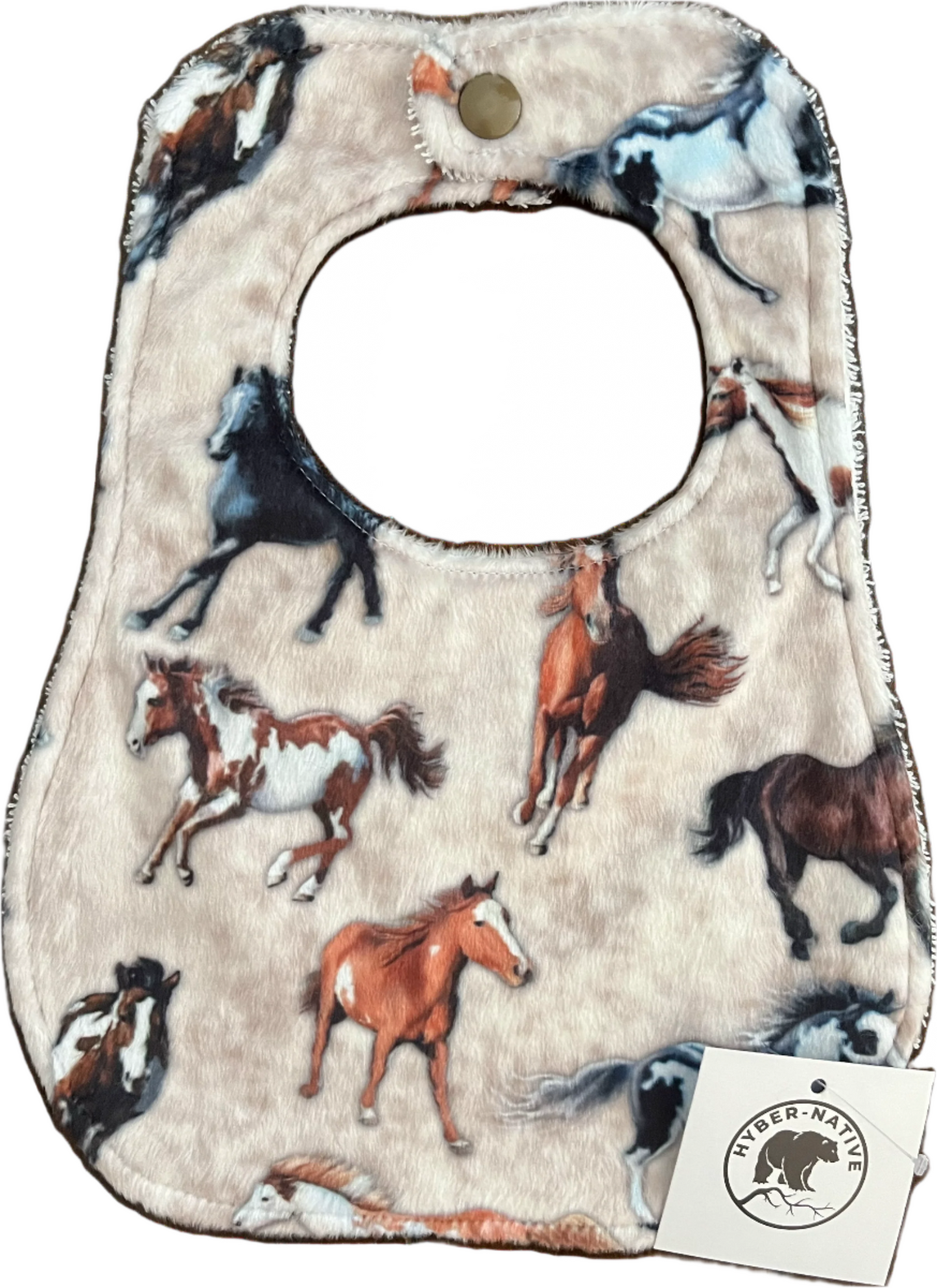 Wild Horses Bib