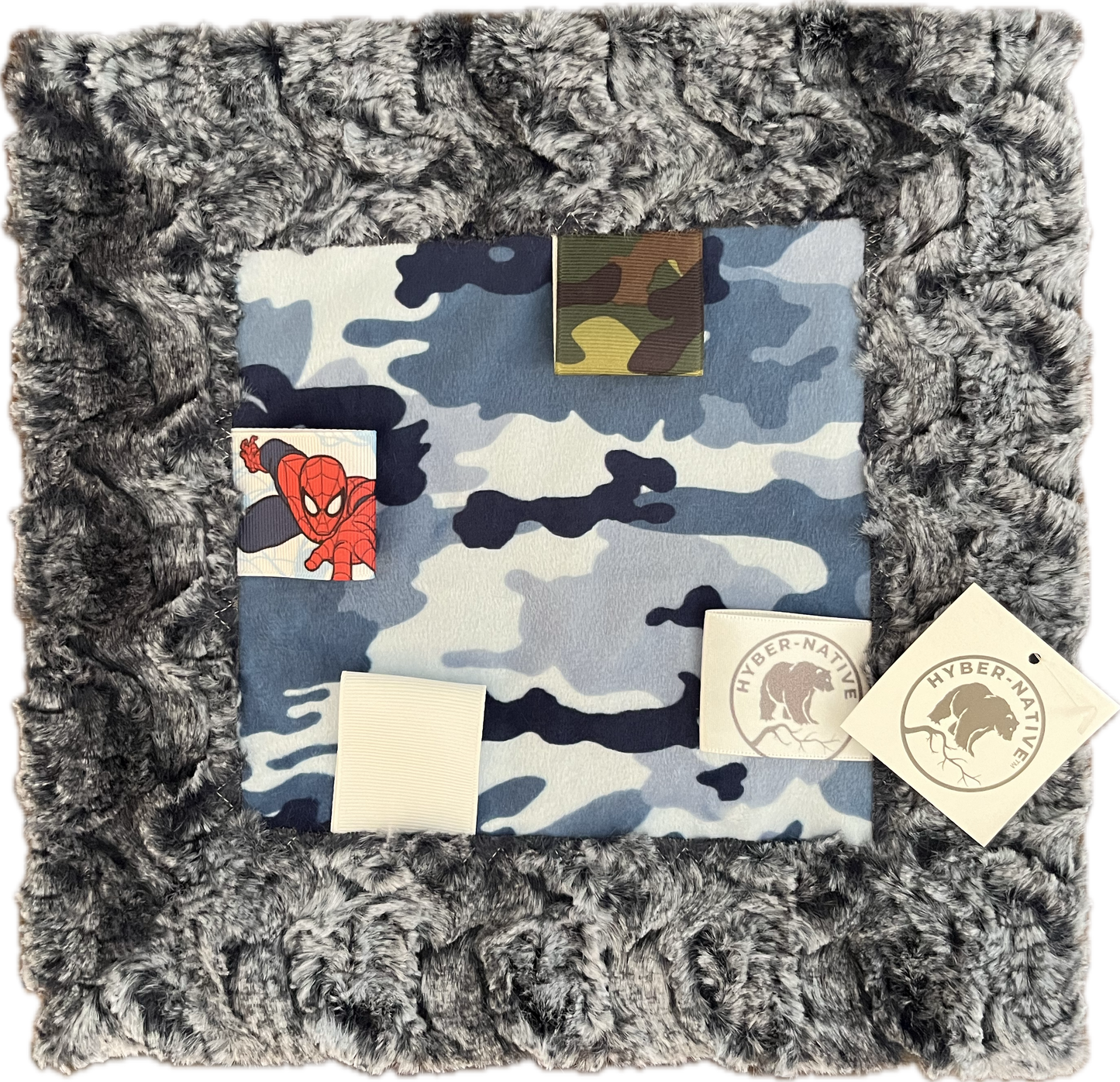 Blue Camo Fidget