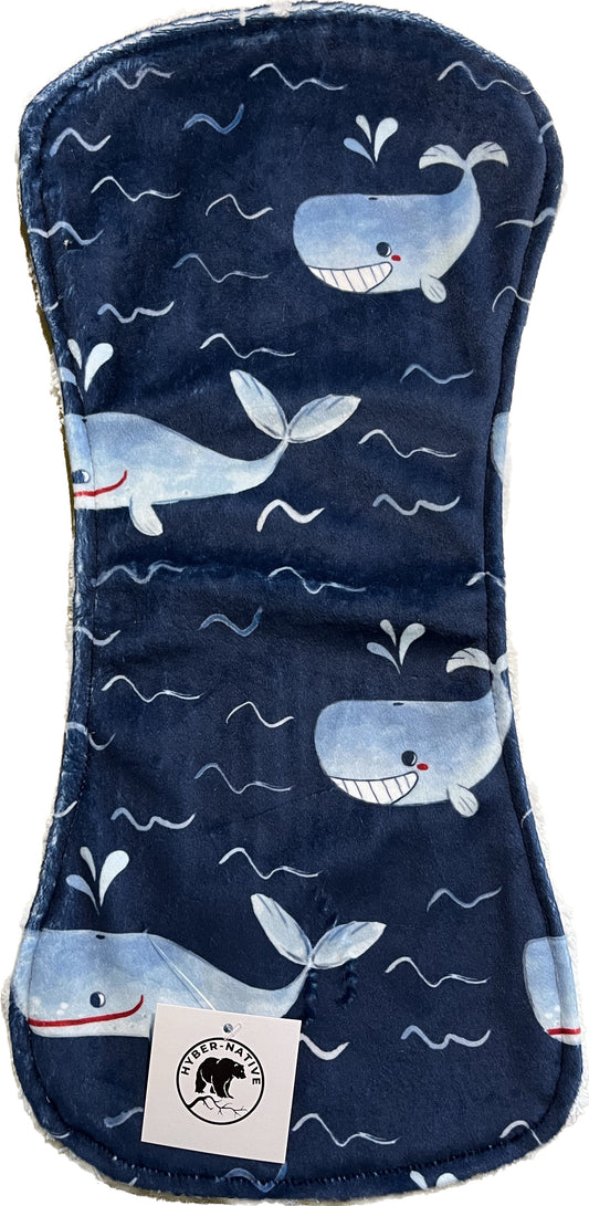 Hyber-Native Happy Whale Burp Cloth