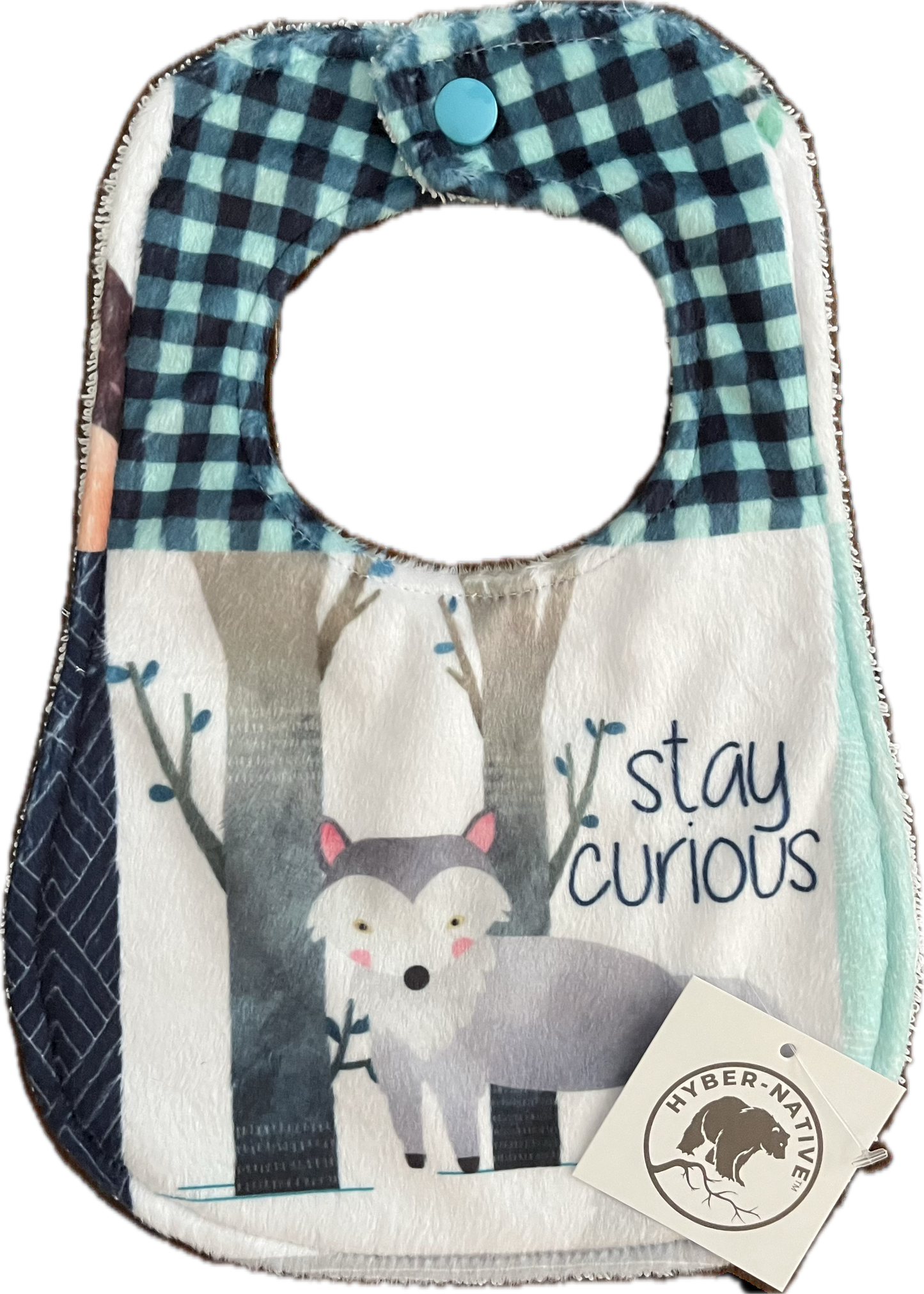 Forest Friends Stay Curious Bib
