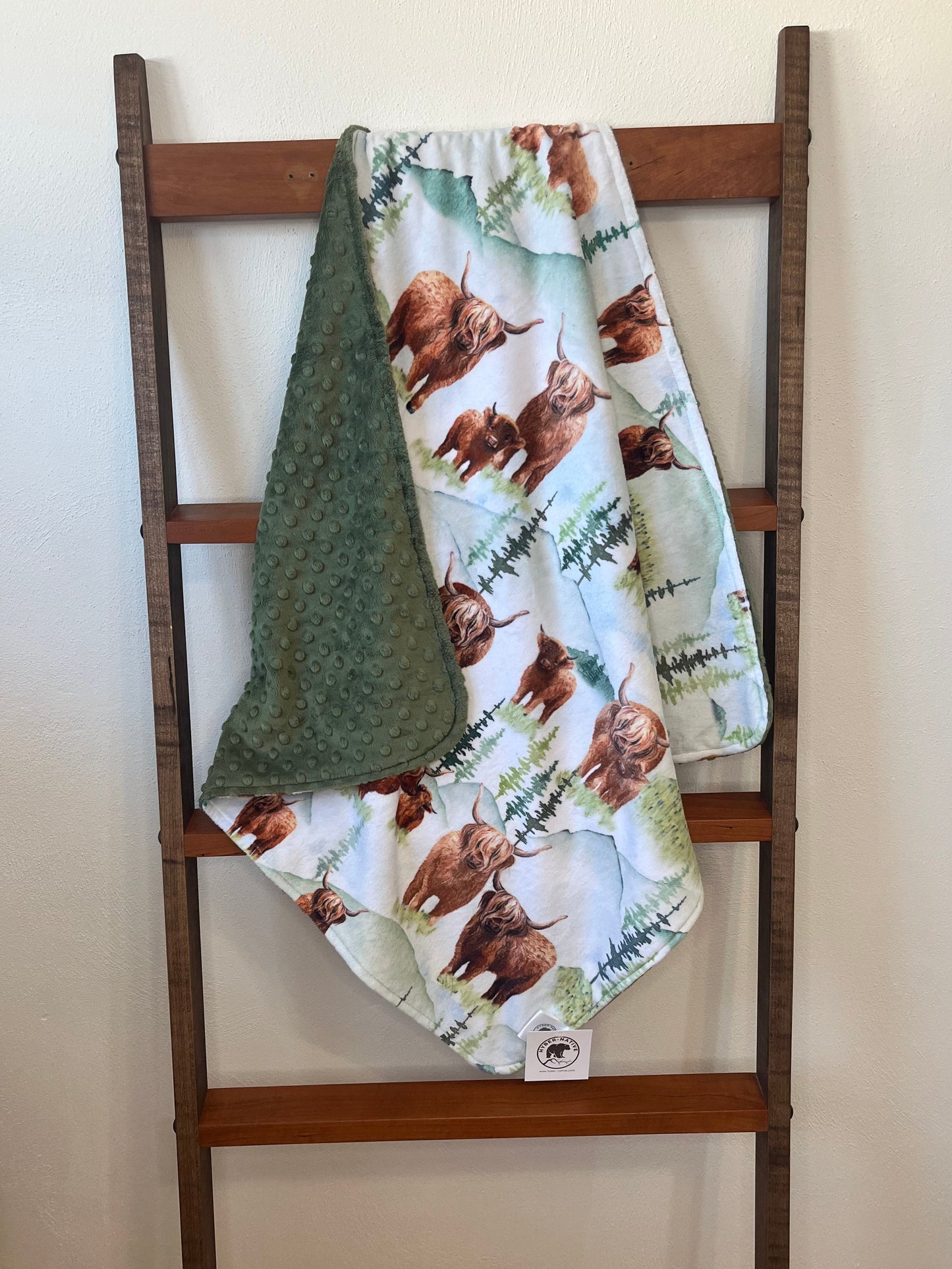 The Highland Receiving Blanket