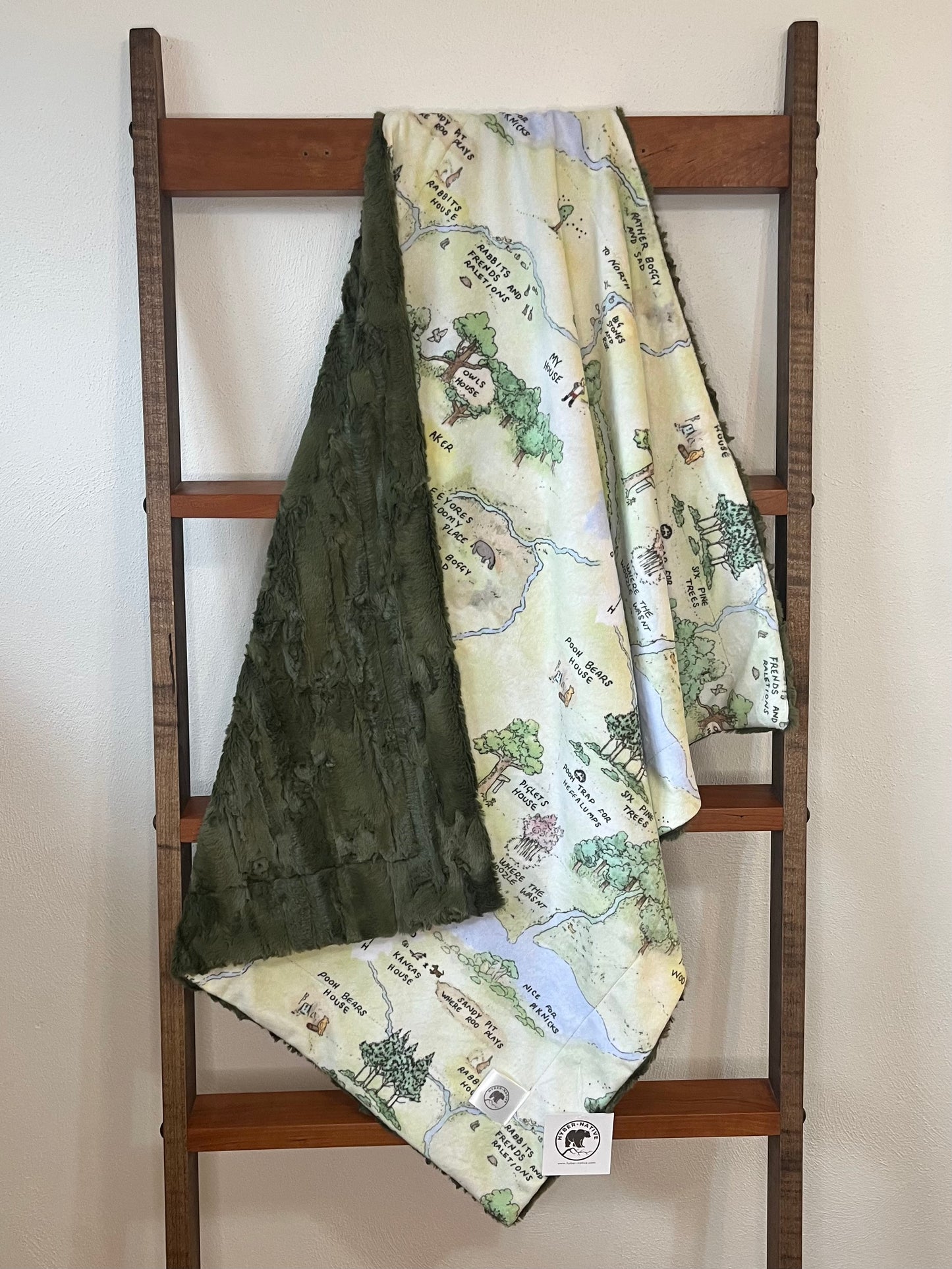 Classic Pooh Woodland Map/Moss Willow Cub Cuddle