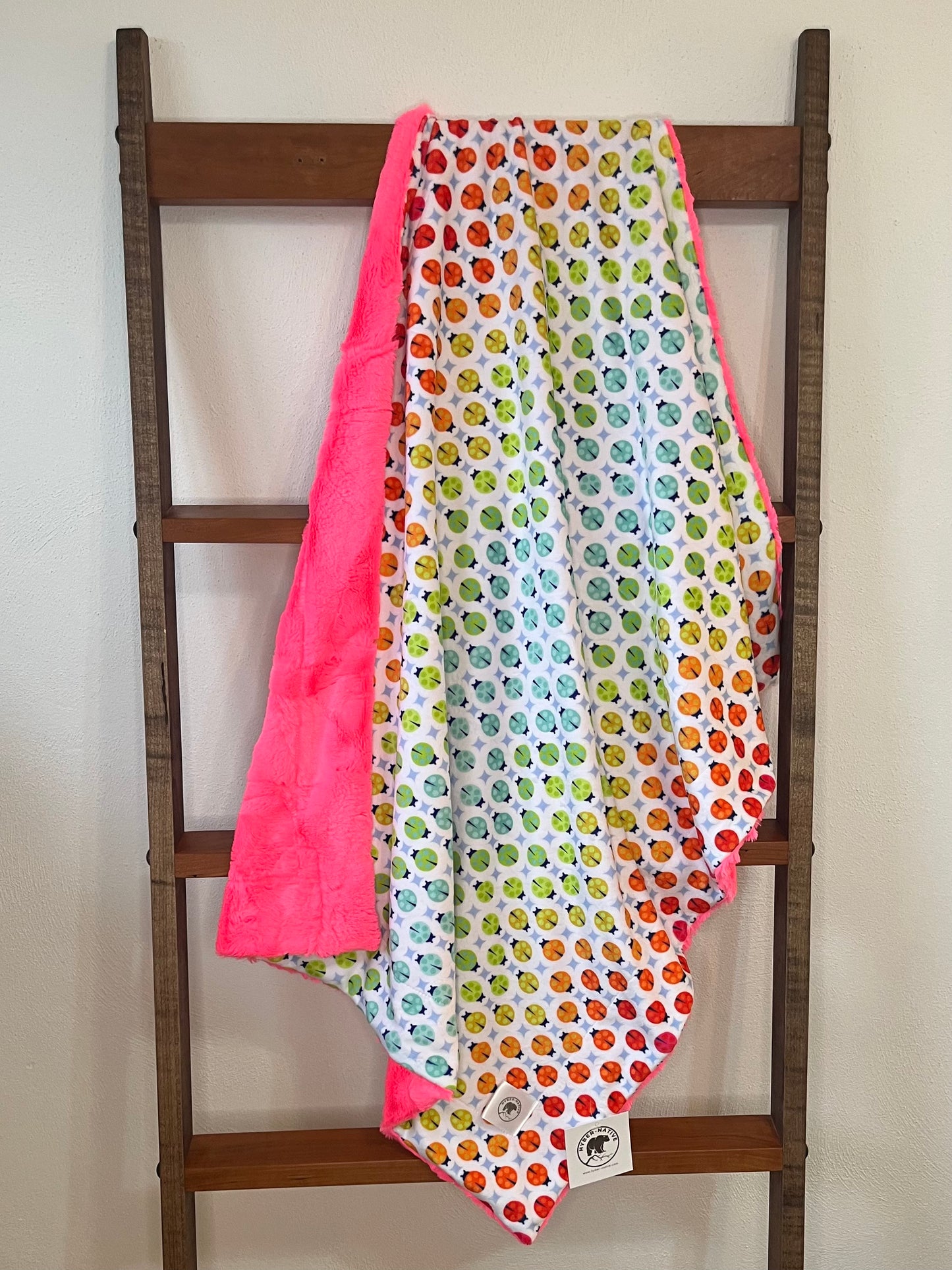 Painted Ladies Glow/Neon Pink Hide Cub Cuddle