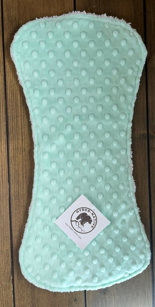 Aqua Dimple Dot Burp Cloth