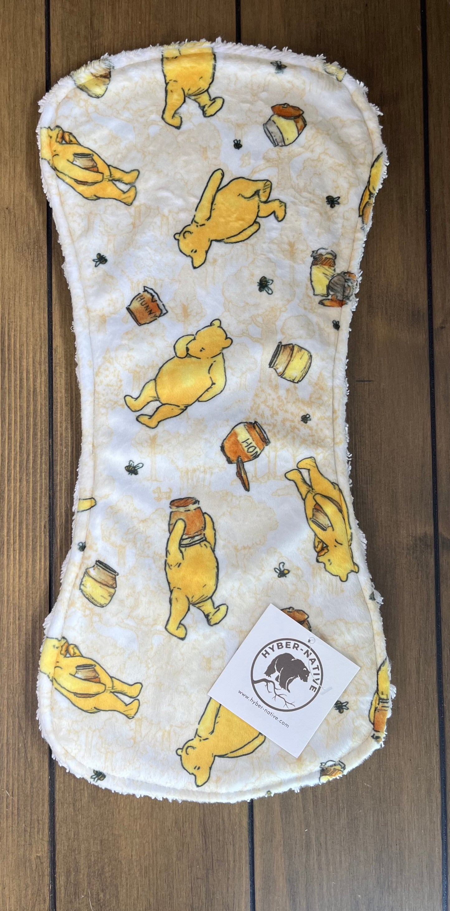 Classic Pooh Honey Burp Cloth