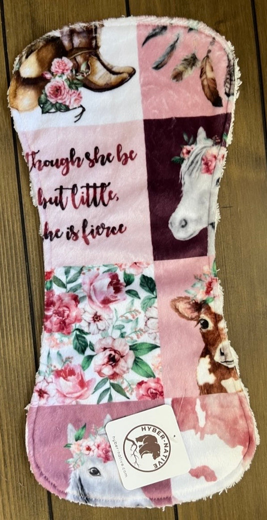 Cowgirl II Burp Cloth