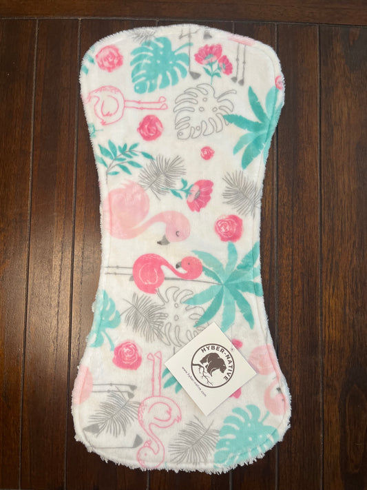 Hyber-Native Flamingo Burp Cloth