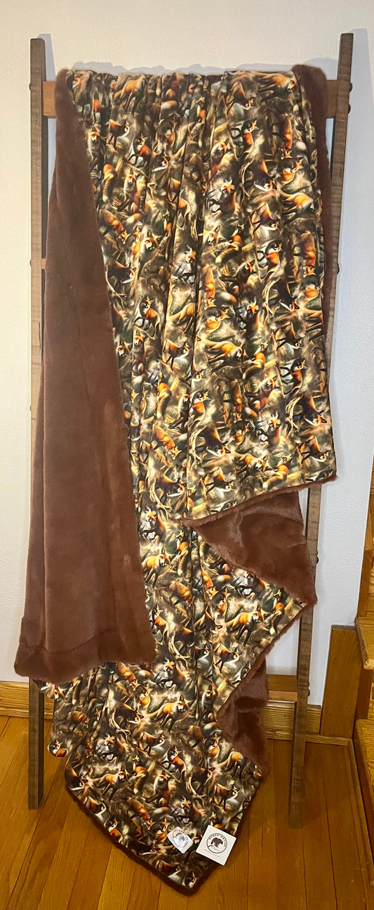 Fox/Autumn Encore Summit Throw