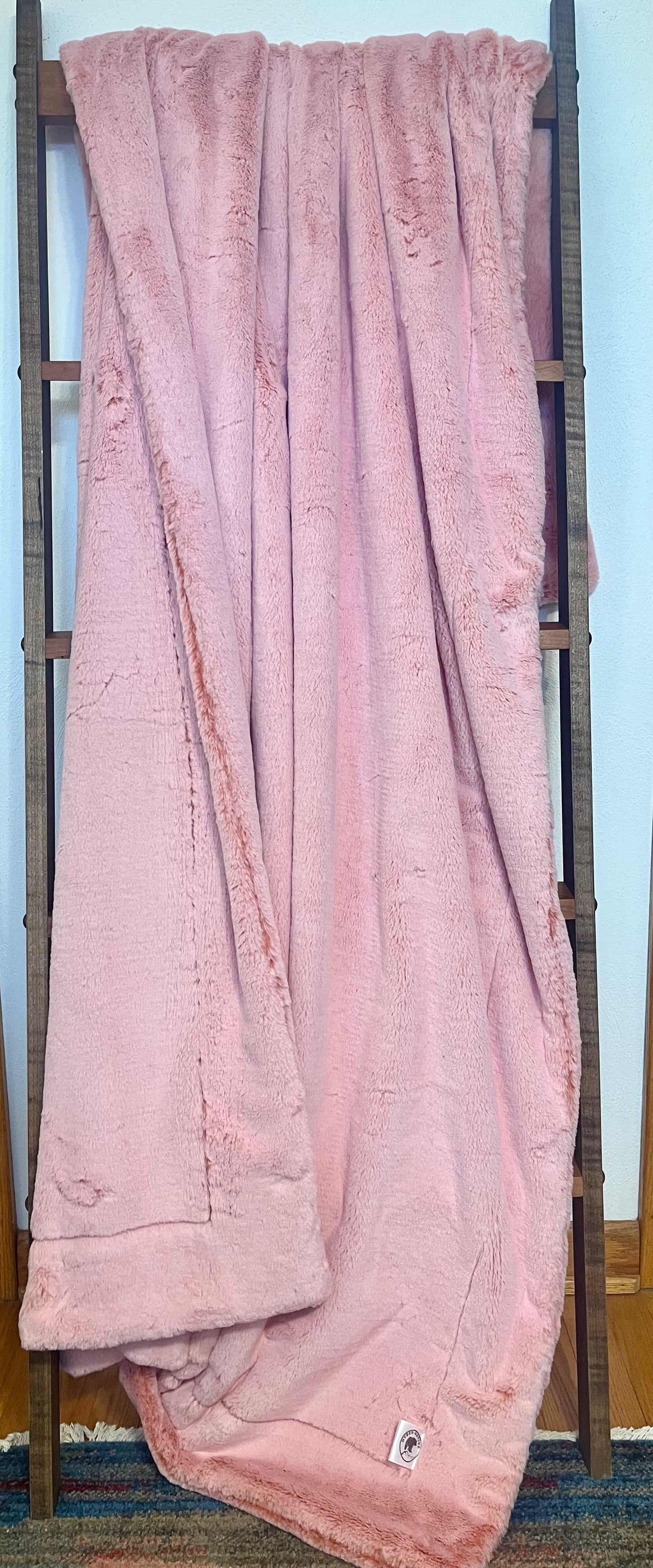 Adobe/Frosted Baby Seal Throw -Approx. 60 X 90 Inches