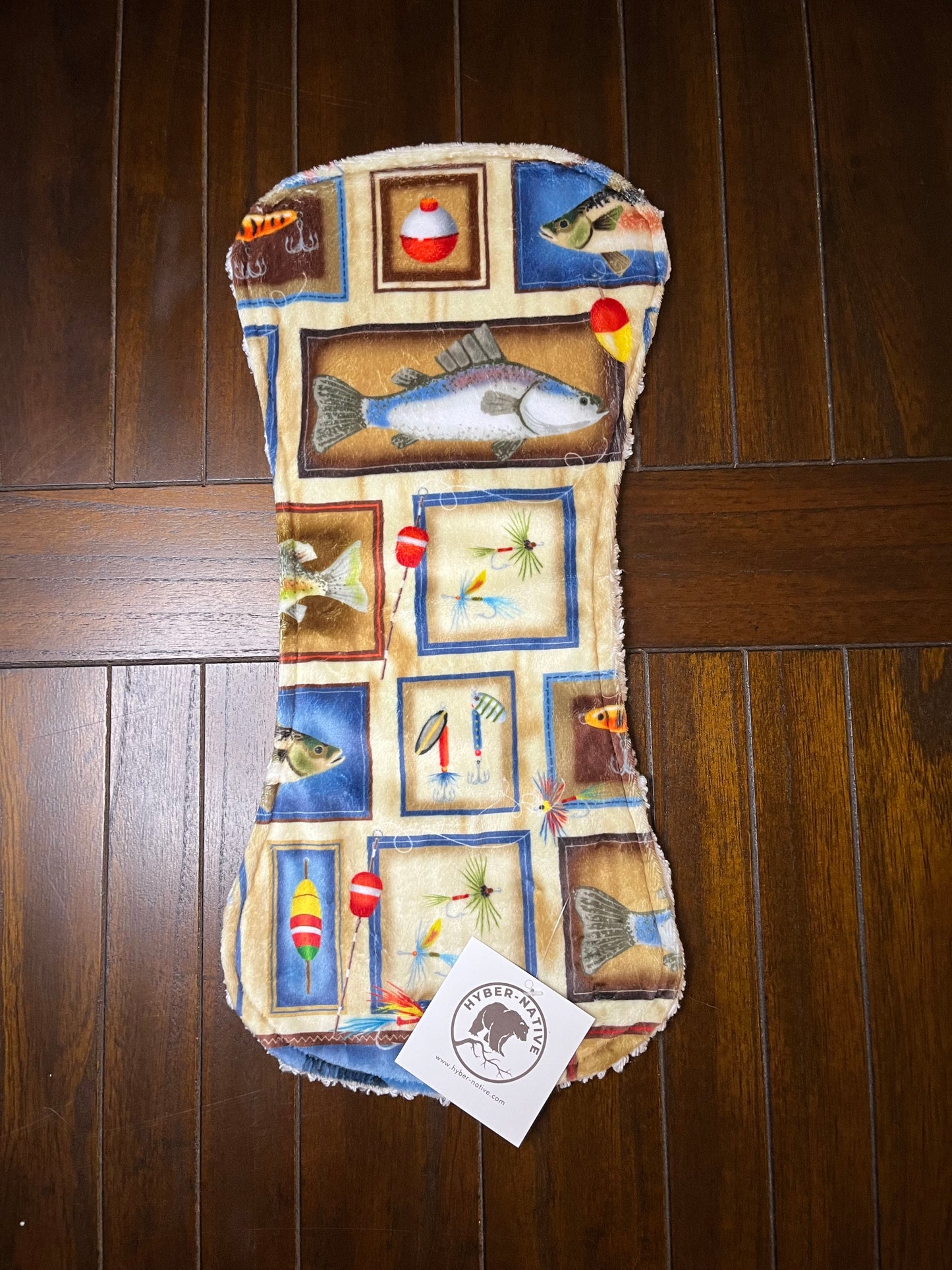 Gone Fishing Burp Cloth