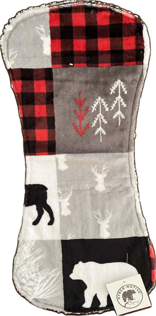 Hyber-Native Cabineer Red Burp Cloth