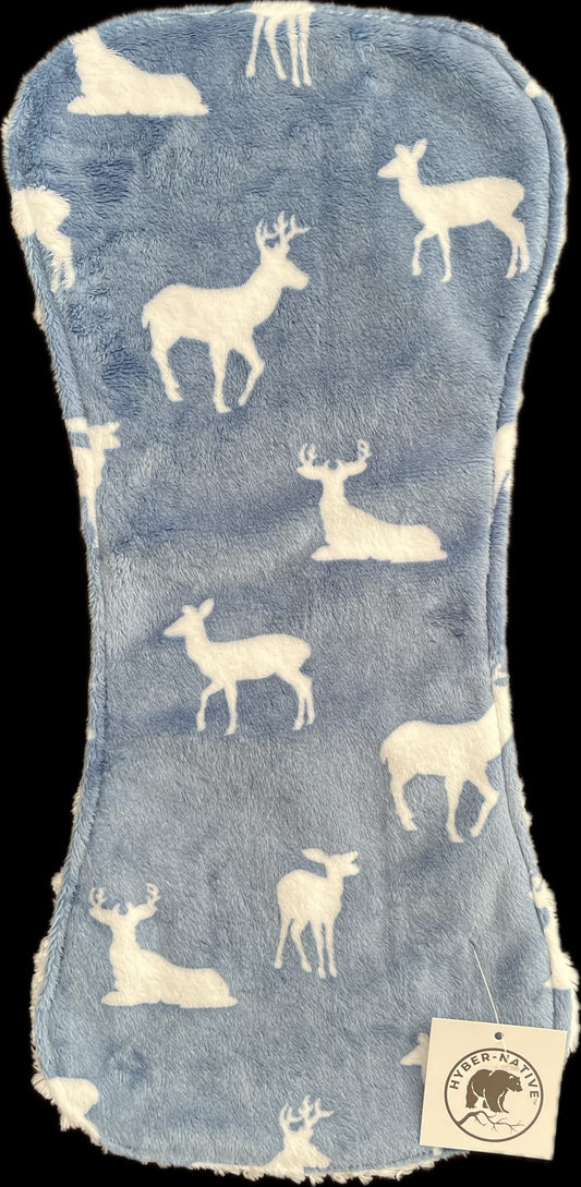 Hyber-Native Blue Stag Burp Cloth