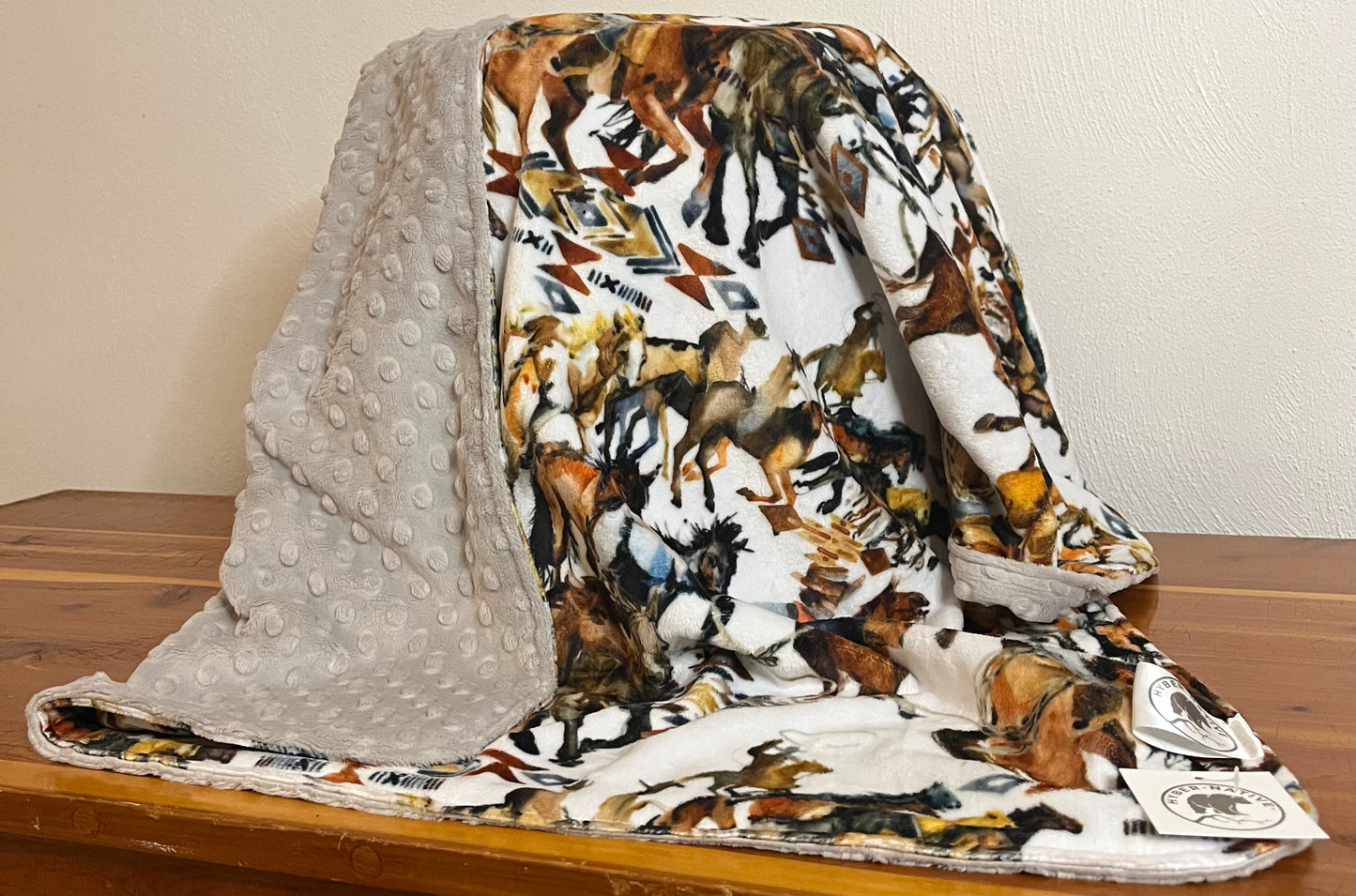 Hyber-Native Wrangler Receiving Blanket