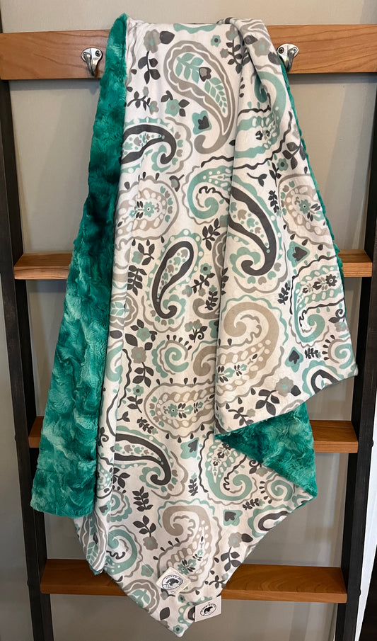 Hyber-Native Aqua Paisley/Seafoam Galaxy Cub Cuddle