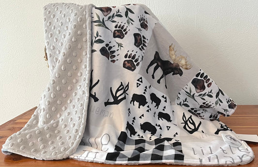 Hyber-Native Little Man Receiving Blanket
