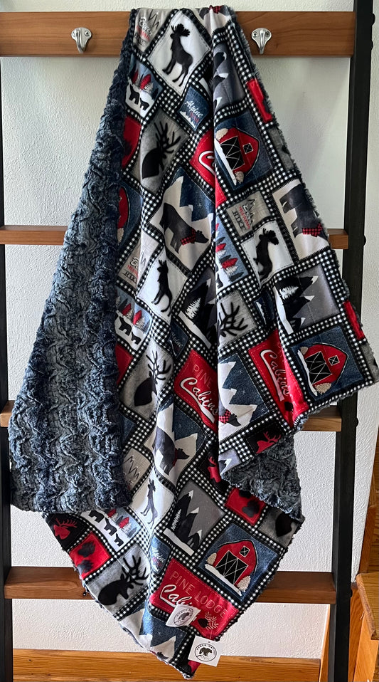 Hyber-Native Livin'Lodge/Navy Paloma Cub Cuddle