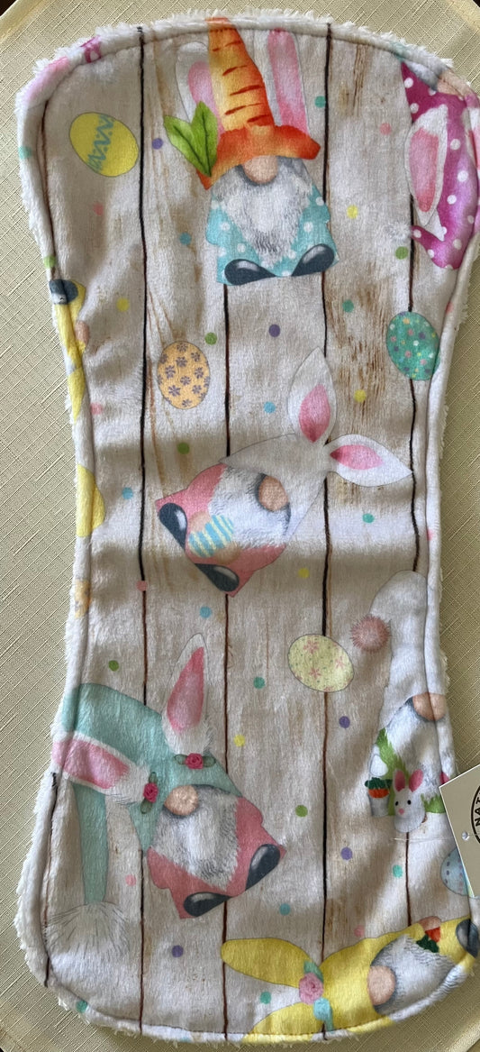 Hyber-Native Gnome Bunny Home Burp Cloth
