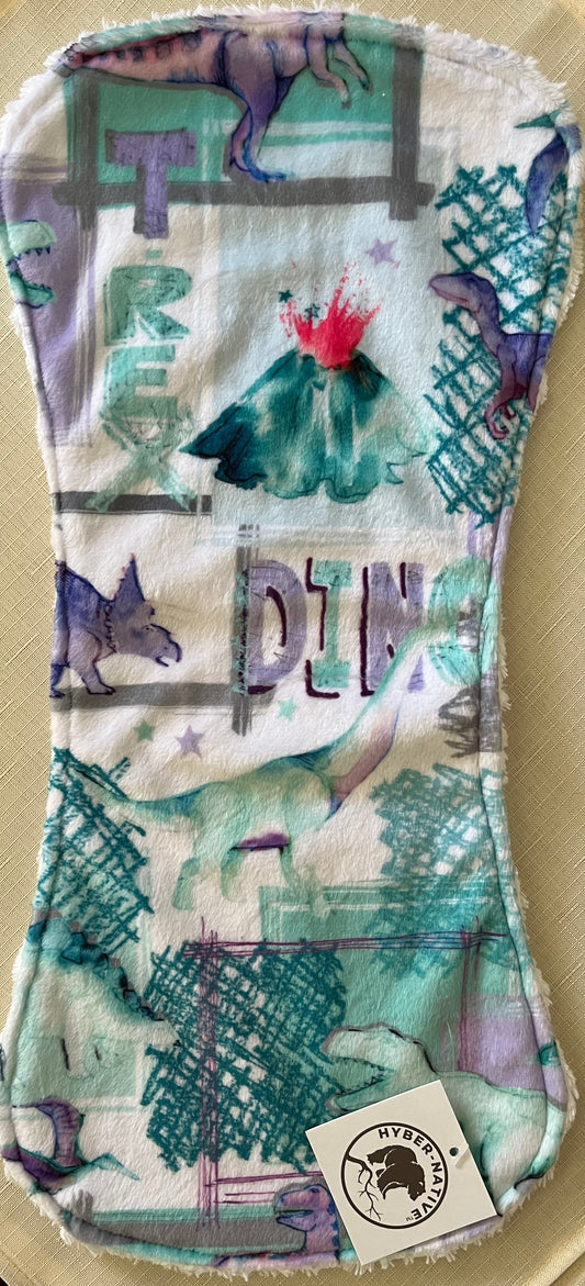 Hyber-Native Dinotopia Burp Cloth