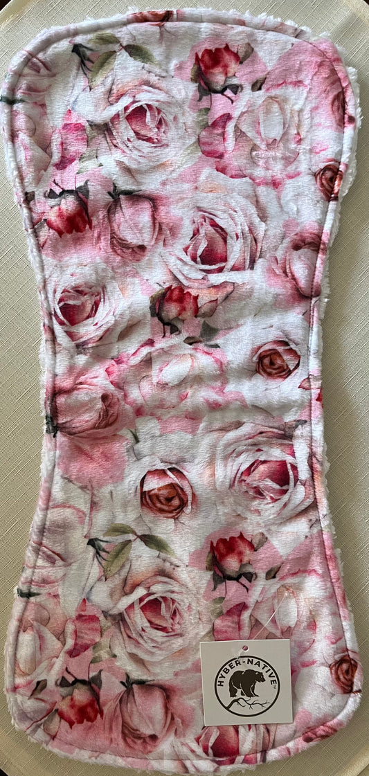 Hyber-Native Rosey  Burp Cloth
