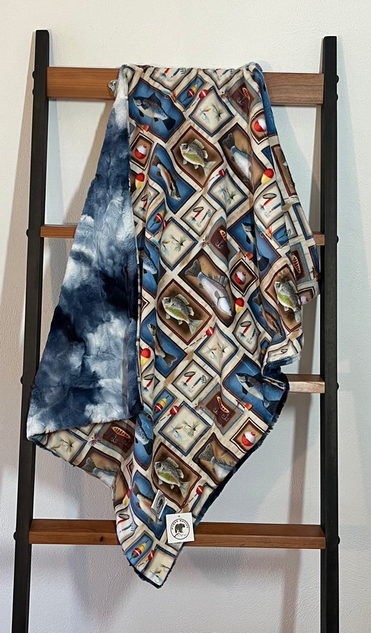 Hyber-Native Gone Fishin'/Sorbet Blue Print Cub Cuddle