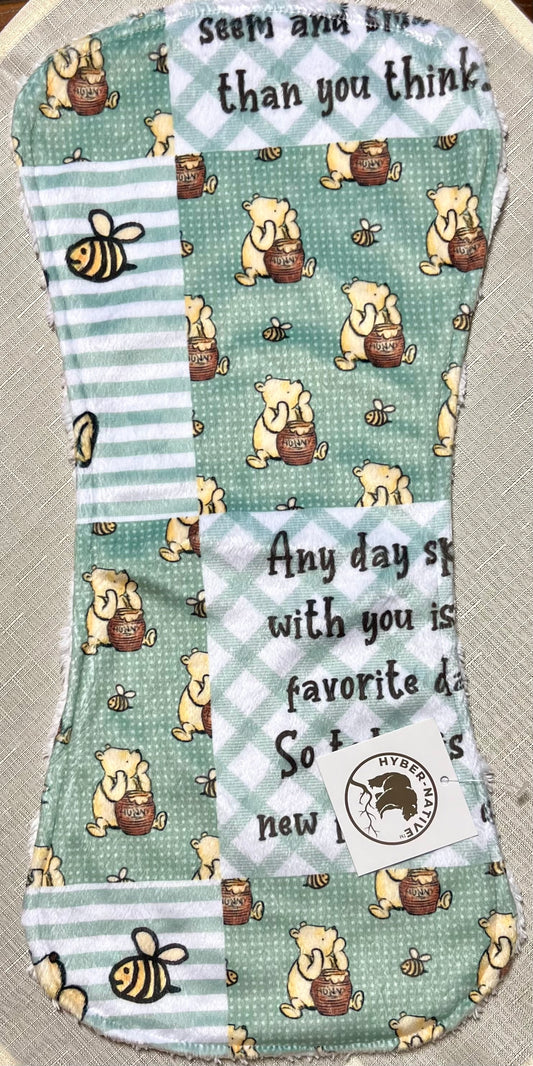 Hyber-Native Honey Bear Burp Cloth