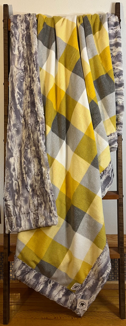 Hyber-Native Yellow Plaid Steel Jupiter