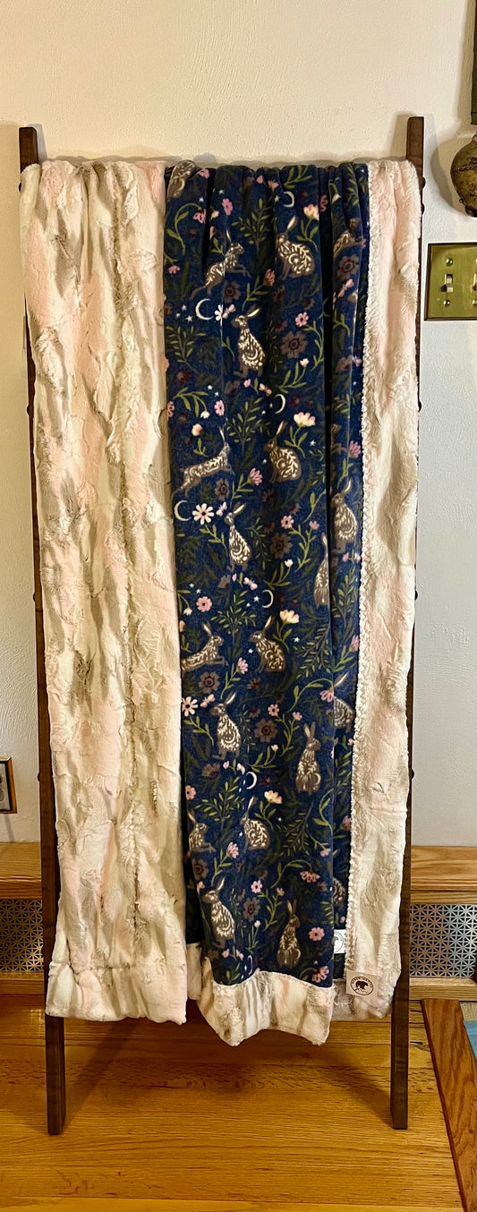 Hyber-Native Whimsical Rabbit / Pink Himalayan