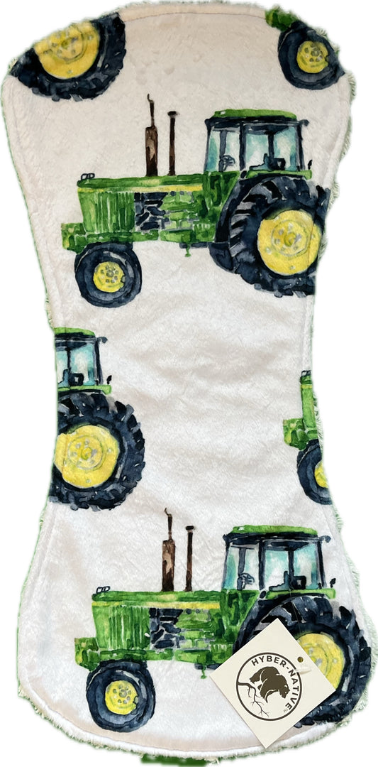 Hyber-Native Tractor Burp Cloth