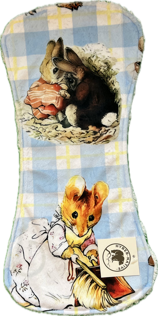 Hyber-Native Vintage Rabbit Burp Cloth