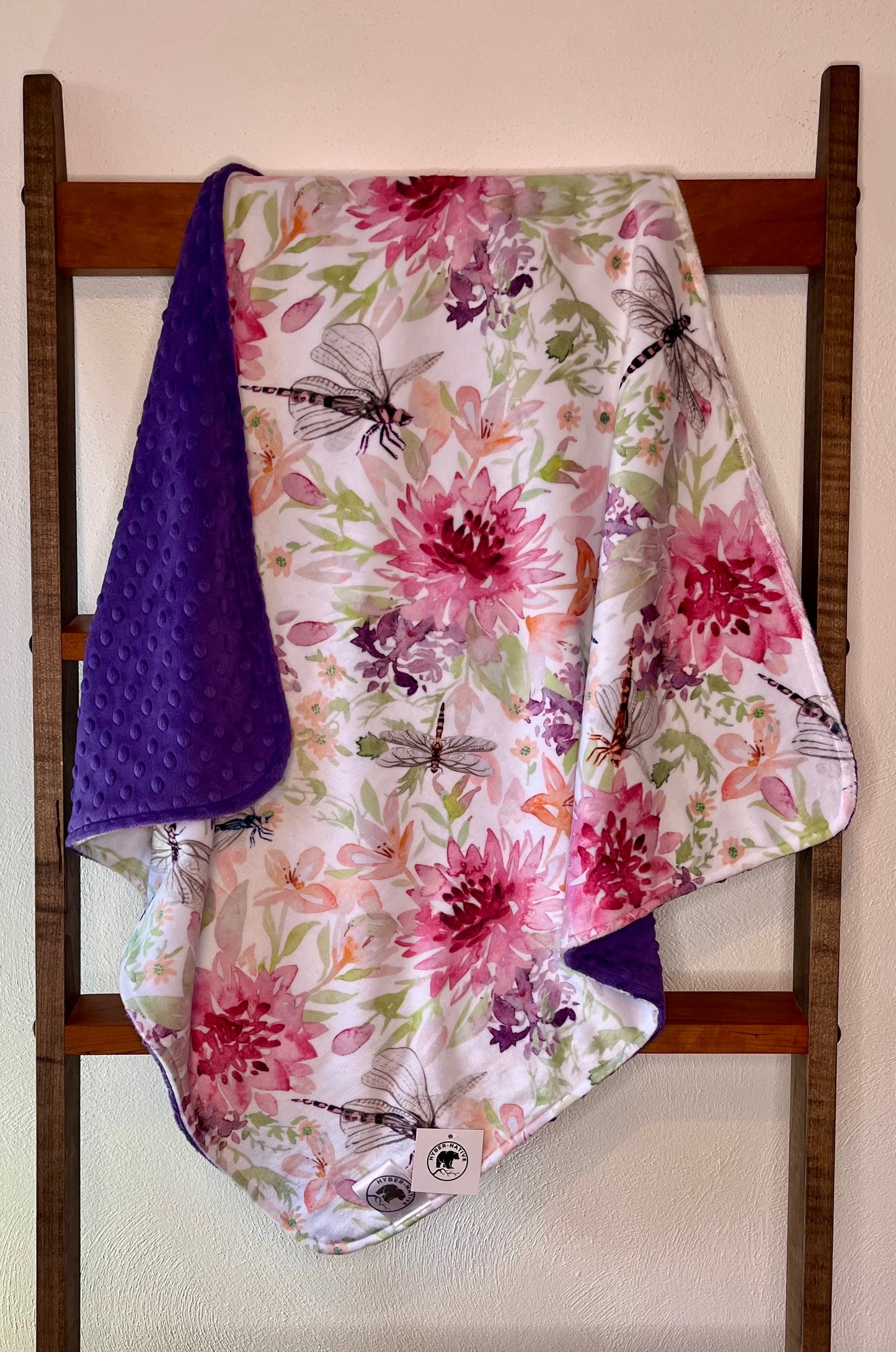 Hyber-Native Dragonfly Receiving Blanket