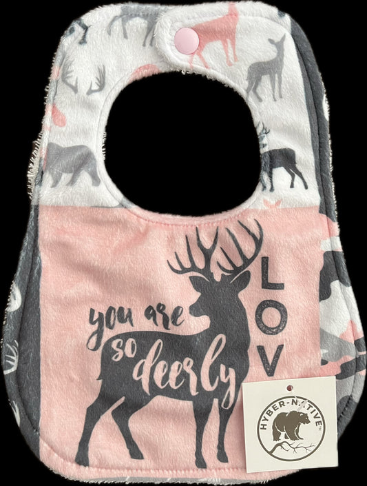 Little Hunting Buddy Pink Bib
