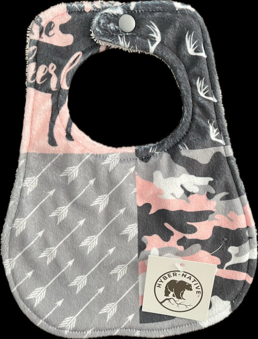 Little Hunting Buddy Pink Bib