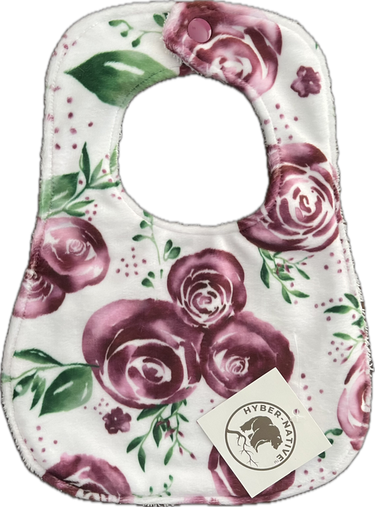 Watercolor Roses Bib