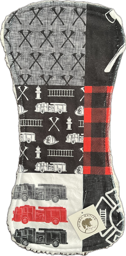Hyber-Native  Firefighter Burp Cloth