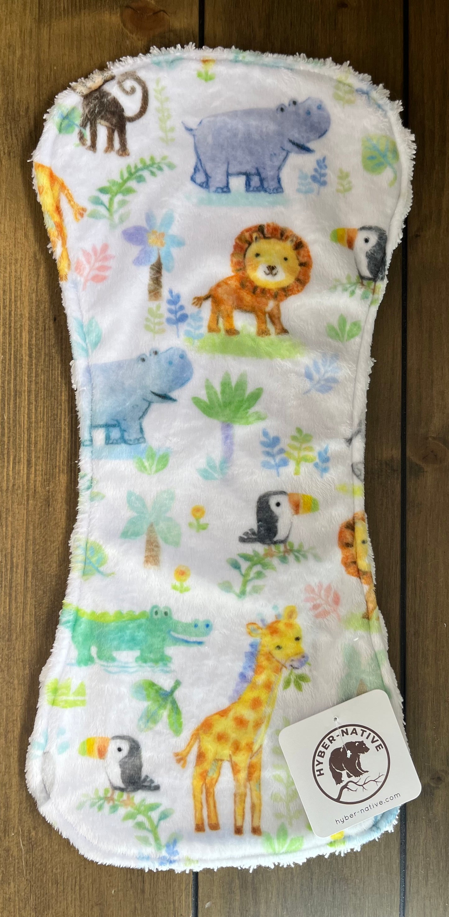 Jungle Joy Burp Cloth